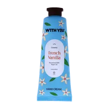 کرم مرطوب کننده دست وانیل ویت یو | Hand Cream Nourished with Vanilla Extract and Argan Oil - With You