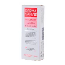 ژل دور چشم ویتادرم درماسیف | Vita-derm Bi-glycolic Eye Gel - Derma Safe