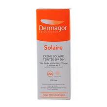 ضد آفتاب رنگی 3 در 1 فاقد چربی SPF50 درماگور | Tinted Sunblock Cream SPF 50 3-in-1 Action - Dermagor