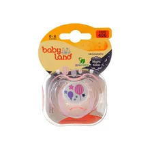 پستانک شب تاب بیبی لند کد 486 ارتودنسی 0 تا 6 ماهگی | Orthodontic Night-time Pacifier Code 486 - Baby Land