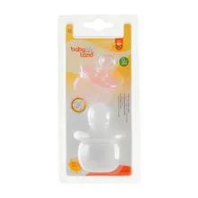 پستانک سیلیکونی بیبی لند با قاب محافظ کد 367 | Silicone Pacifier with Protective Case Code 367 - Baby Land
