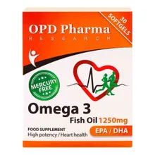 کپسول امگا ۳ او پی دی فارما | Omega 3 Softgel - OPD Pharma