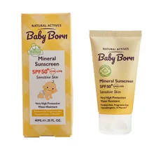 کرم ضد آفتاب کودک SPF50 بیبی برن | Mineral Sunscreen Cream SPF 50 for Sensitive Skin - Baby Born