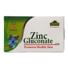 قرص زینک گلوکونات 35 آلفا ویتامینز | Zinc Gluconate Tablet - Alfa Vitamins 