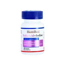 قرص فولیک اسید پلاس ید هلث برست | Folic Acid + Iodine Tablet - Health Burst