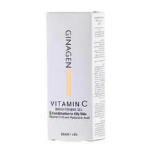 ژل سرم ویتامین سی پوست چرب ژیناژن | Vitamin C Brightening Gel for Combination to Oily Skin - Ginagen