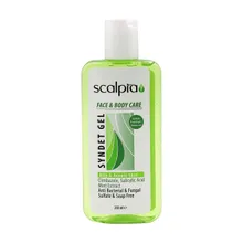 ژل شوینده غیر صابونی پوست چرب اسکالپیا | Body and Face Syndet Gel for Oily and Acneic Skin - Scalpia