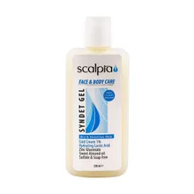 ژل شوینده غیر صابونی پوست خشک اسکالپیا | Body and Face Syndet Gel for Dry and Sensitive Skin - Scalpia