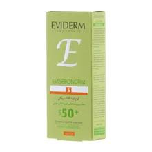 ضد آفتاب رنگی پوست چرب SPF50 اوی سبونورم اویدرم | Evisebonorm Tinted Sunscreen Cream for Oily Acne-prone SPF 50 - Eviderm