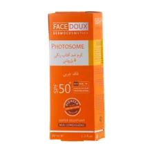ضد آفتاب فاقد چربی SPF50 فوتوزوم فیس دوکس | Photosome Oil-free Sunscreen Cream SPF 50 - Face Doux