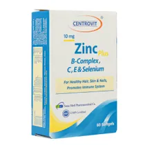 کپسول زینک پلاس 10 سنتروویت | Zinc Plus Softgel - Centrovit