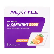 ویال ال کارنیتین 2000 نکستایل | L-Carnitine 2000 Oral Solution - NEXTYLE