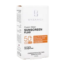 فلوئید ضد آفتاب فیوژن واتر SPF50 بیزانس | Fusion Water Sunscreen Fluid - Byzance