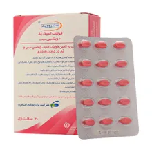 کپسول فولیک اسید و ویتامین ب12 سنتروویت | Folic Acid + Vitamin B12 Softgel - Centrovit