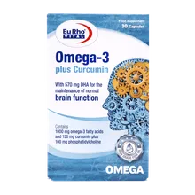 کپسول امگا 3 پلاس کورکومین یوروویتال | Eurho Vital Omega 3 Plus Curcumin 30 Caps