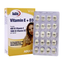 کپسول ویتامین ای و د3 یوروویتال | Vitamin E + D3 - EuRho VITAL