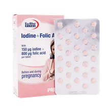 قرص ید و فولیک اسید یوروویتال | Iodine And Folic Acid - EuRho VITAL