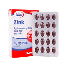 کپسول زینک 40 یوروویتال 60 عددی | Zink Capsule - EuRho VITAL