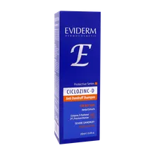 شامپو ضد شوره موهای خشک سیکلوزینک دی اویدرم | Ciclozinc-D Anti-dandruff Shampoo for Dry Hair - Eviderm
