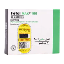 کپسول ففول مکس 100 اینترافارم | Intrapharm Fefol Max 100 30 Capsules