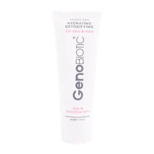 کرم آبرسان صورت و گردن پوست خشک ژنوبایوتیک | Hydrating and Detoxifying Face and Neck Cream for Dry and Sensitive Skin - Genobiotic 