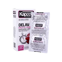 کاندوم تاخیری Delay Fruity Cream کاپوت 12 عددی | Delay Fruity Cream 12 Pcs Condom - Kapoot