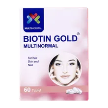 قرص بیوتین گلد مولتی نرمال 2.5 میلی گرم 60 عدد | Multi Normal Biotin 2.5 Mg 60 Tablets