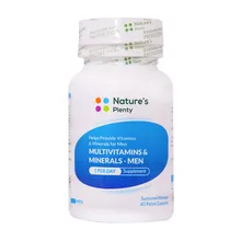 کپسول مولتی ویتامین و مینرال آقایان نیچرز پلنتی 60 عددی | Natures Plenty Multivitamins And Minerals For MEN Pellet Capsules