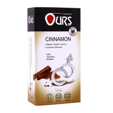 کاندوم خاردار دارچین اورز 12 عددی | OURS  Cinnamon Condoms 12 Pcs 