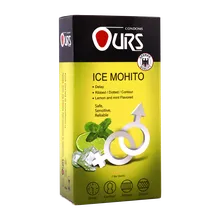 کاندوم خاردار آیس موهیتو اورز 12 عددی | Ours Ice Mohito Lemon Condom 12PCS
