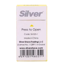 تیغ یدک سیلور دبل اج سوپر پلاتینیوم 5 عددی | Silver Double Edge Blades 5 Pcs