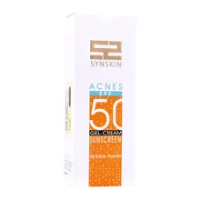 کرم ژل ضد آفتاب پوست مستعد جوش اکنس SPF50 ساین اسکین | Synskin Acnes sunscreen gel SPF50