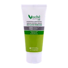 کرم آبرسان پوست چرب و مستعد آکنه وچه | Hydrating and Mattifying Sebum Control Cream for Oily and Acne-prone Skin - Voche