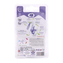 پستانک ارتودنسی و بند سیلیکونی وی کر از 6 تا 12 ماهگی کد P151 | Wee Care Orthodontic Pacifier With Silicone Strap 6-12months