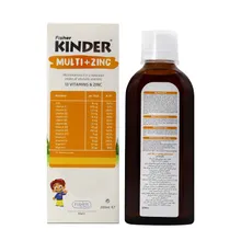 شربت مولتی زینک فیشر کیندر | Multi + Zinc Syrup - Fisher Kinder