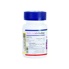 قرص فولیک اسید پلاس ید هلث برست | Folic Acid + Iodine Tablet - Health Burst