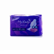 نوار بهداشتی کلاسیک ضخیم سه تا شده بزرگ با لایه رویی به نرمی پنبه مای لیدی | Large Classic Thick 3-fold Cotton-like Top Sheet Sanitary Pad - My Lady