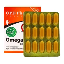 کپسول امگا ۳ او پی دی فارما | Omega 3 Softgel - OPD Pharma