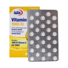 قرص ویتامین D3 1000 یوروویتال | Vitamin D3 Tablet - Eurho Vital