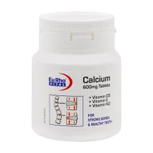قرص کلسیم ۶۰۰ یوروویتال | Calcium 600 Tablet - Eurho vital