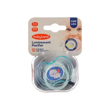 پستانک شب تاب ارتودنسی بیبی لند کد 484 | Luminescent Pacifier Code 484 - Baby Land