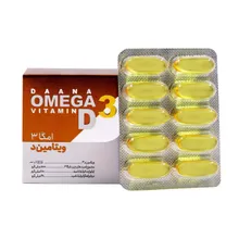 کپسول امگا 3 پلاس ویتامین D3 دانا | Omega 3 + Vitamin D3 Capsule - Daana