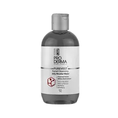 ژل پاک کننده صورت زغال پرودرما | Pro Derma charcol Facial Cleansing Jelly Micellar Water