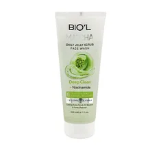 ژل شستشوی لایه بردار صورت ماچا بیول | Biol Matcha Jelly Scrub Face Wash