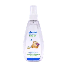 روغن بدن فاقد پارابن کودک الوینا 150 میلی لیتری  | Elvina Baby Oil 150 ml