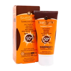ضد آفتاب فاقد چربی SPF50 سان سیف | Oil-free Sunblock Cream SPF 50 - Sun Safe