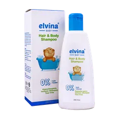 شامپو مرطوب کننده سر و بدن کودک الوینا 250 میلی لیتری | Elvina Baby Hair And Body Shampoo 250 ml
