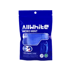نخ دندان کمانی ال وایت 70 عددی همراه با تراول کیس کد 617 | AllWhite Micro Mint Easy Floss