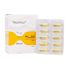 کپسول امگا 3 آریا دارو 50 عددی | Omega3 Fish Oil 1000 - Arya Daru