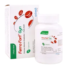 کپسول فروفورت گاین عبیدی بهبود کم‌خونی 30 عددی | Ferro Fort Gyn Capsule - Abidi